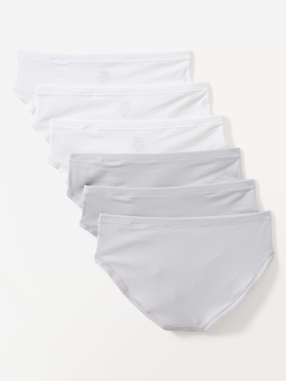 Athleta Girl Right Moves Cotton Bikini Underwear 6-Pack