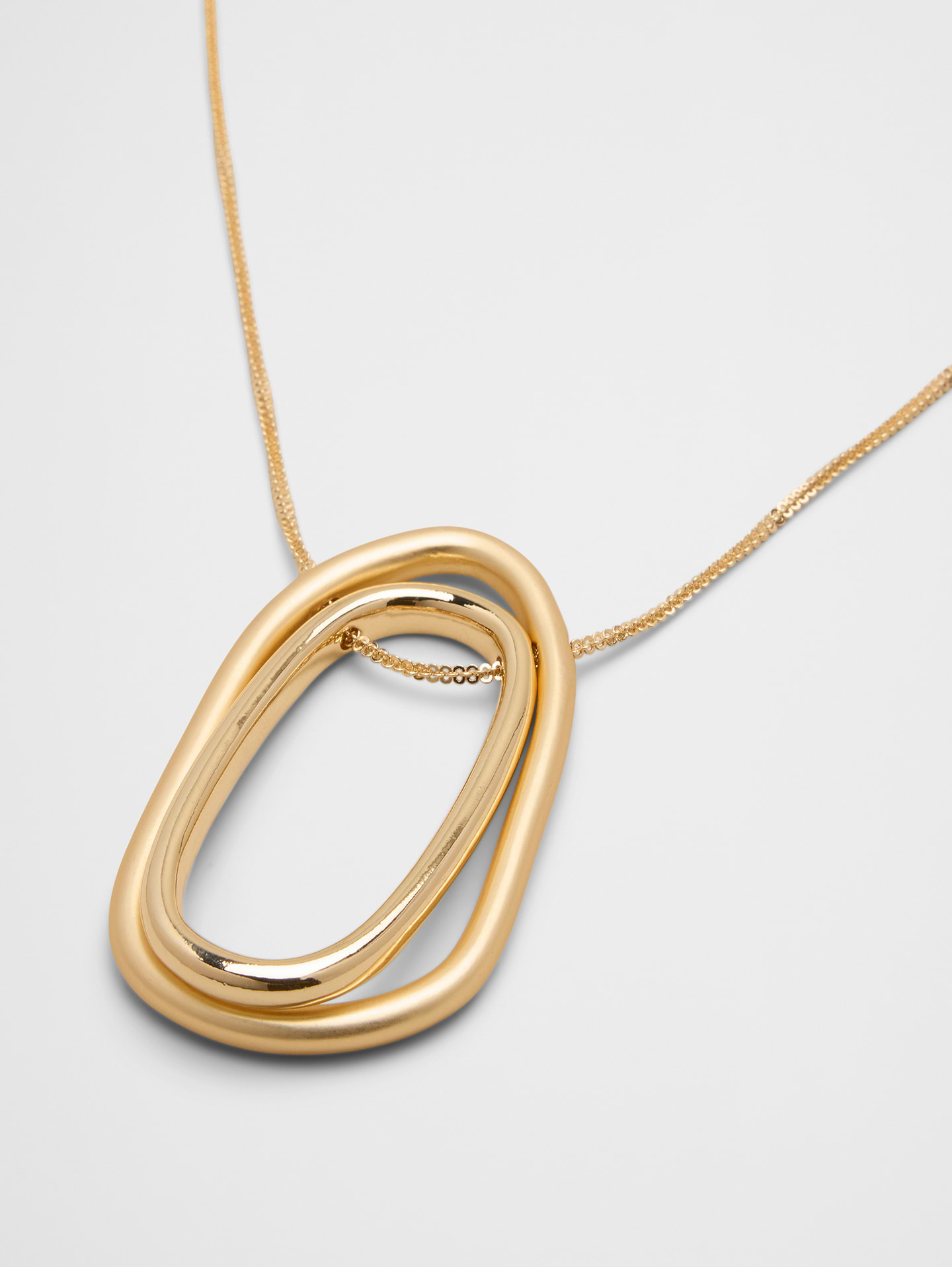 Image number 2 showing, Organic Shape Pendant Necklace