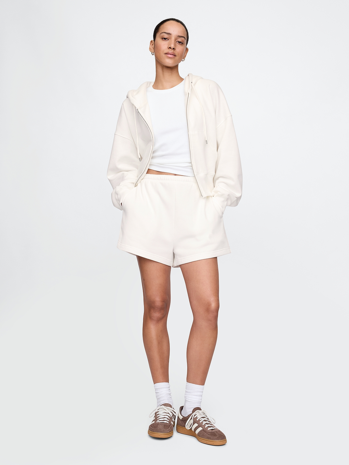 VintageSoft Wedge Zip Hoodie | Gap