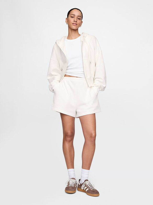 VintageSoft Wedge Zip Hoodie