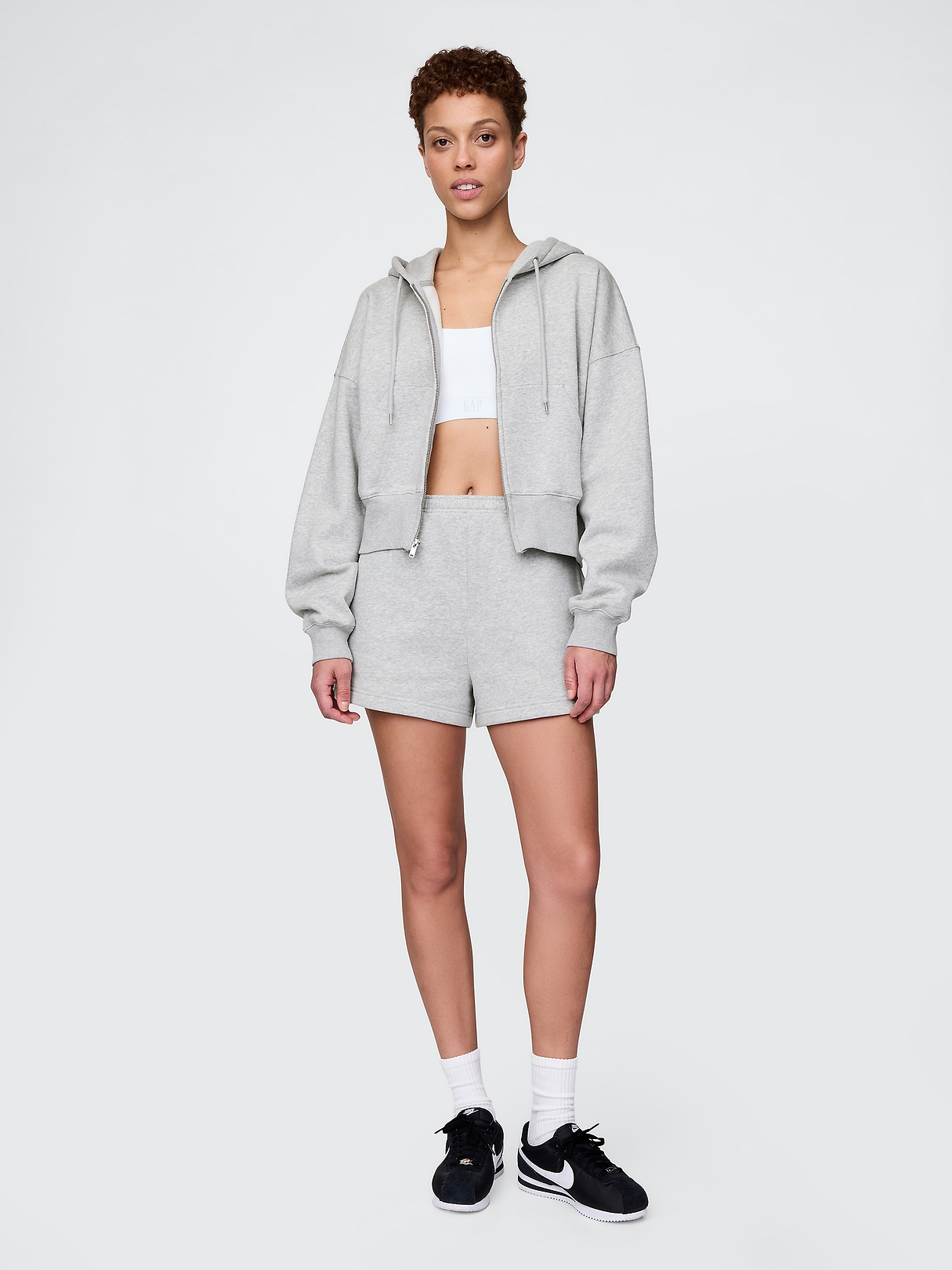 VintageSoft Wedge Zip Hoodie | Gap