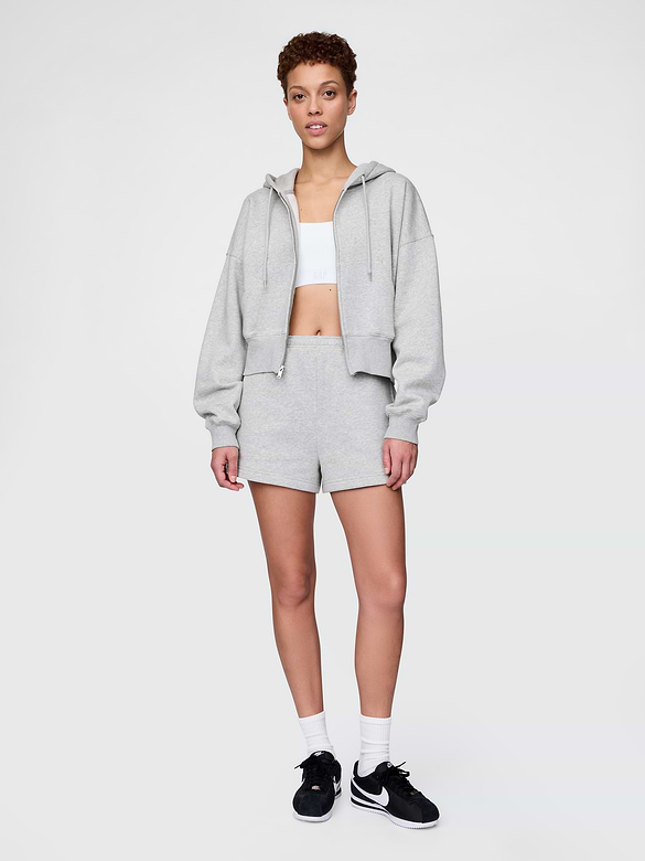 VintageSoft Wedge Zip Hoodie