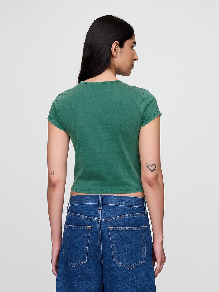 L'image numéro 3 présente T-shirt à logo en jersey de coton pour Bébé