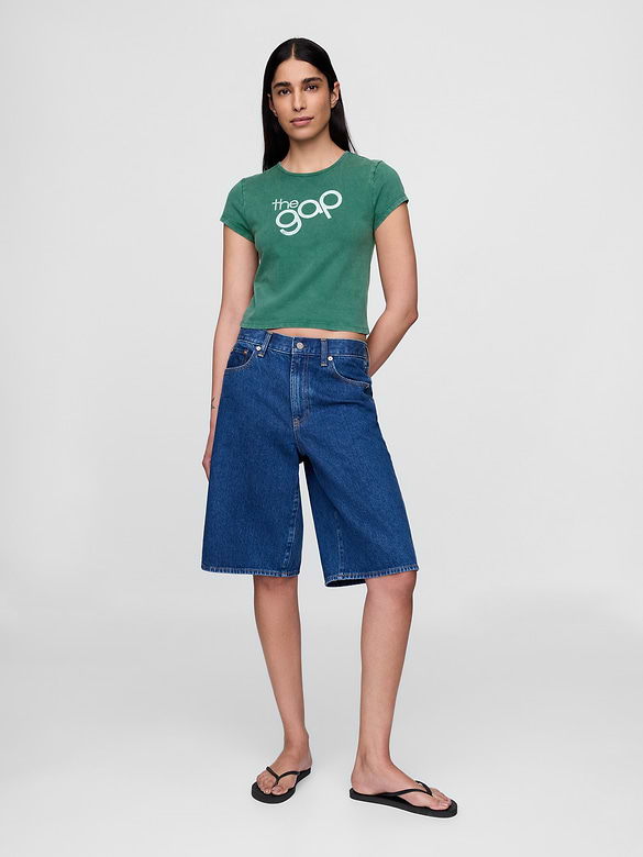 Cotton Jersey Logo Baby T-Shirt