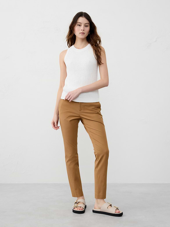 Sloan Slim High-Rise Ankle Pant