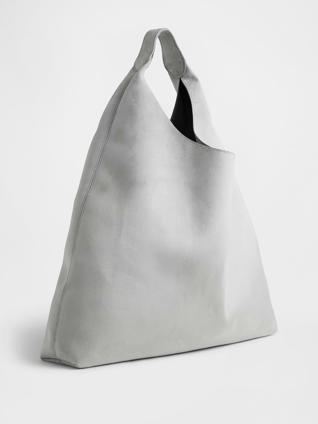 Image number 2 showing, Vegan Suede Slouchy Tote Bag