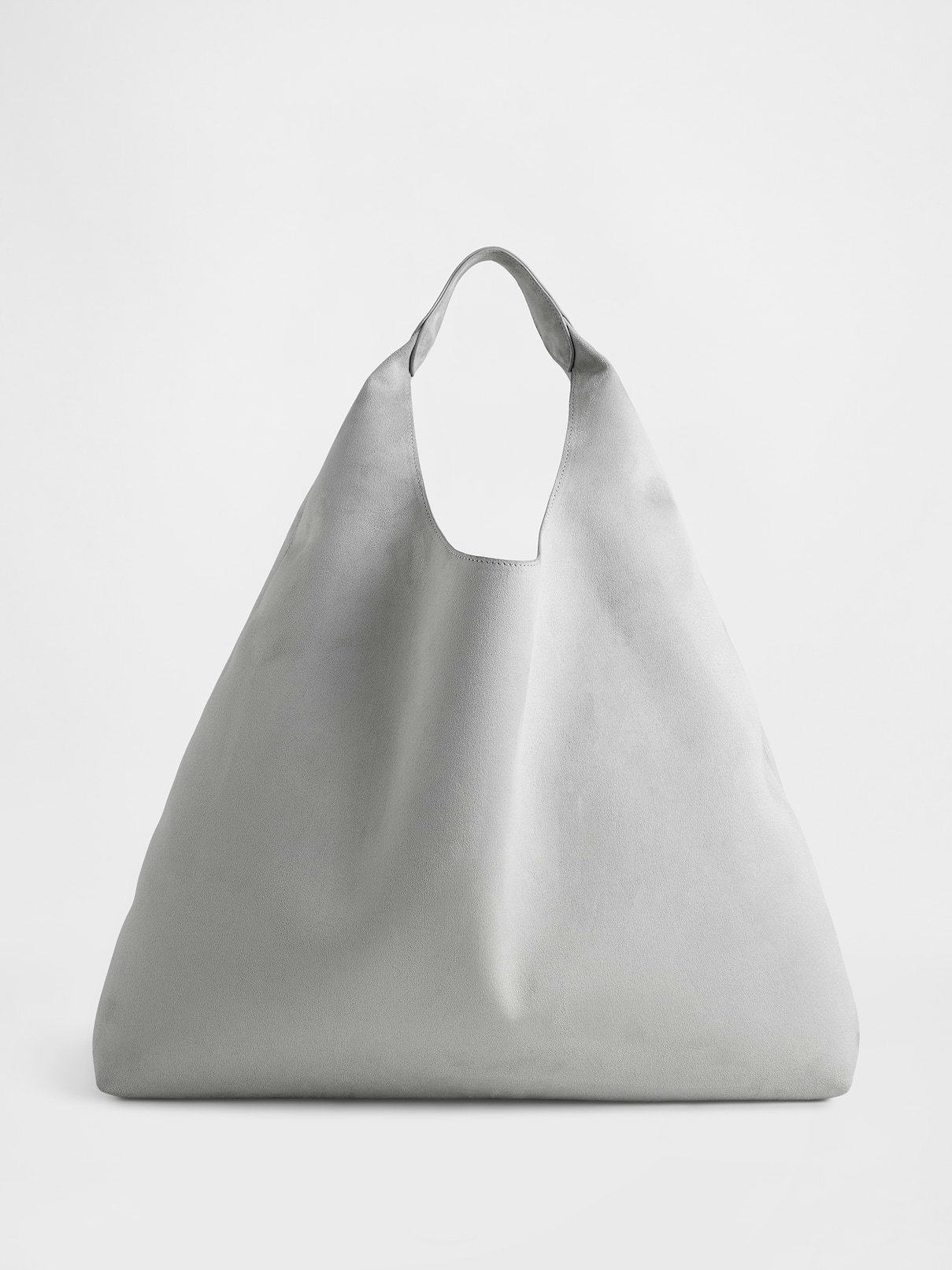 Image number 1 showing, Vegan Suede Slouchy Tote Bag