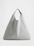 Image number 1 showing, Vegan Suede Slouchy Tote Bag