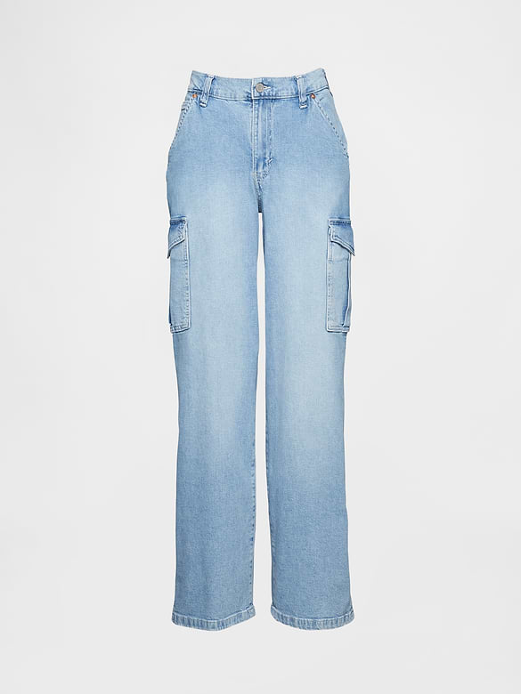 Mid Rise '90s Loose Cargo Jeans