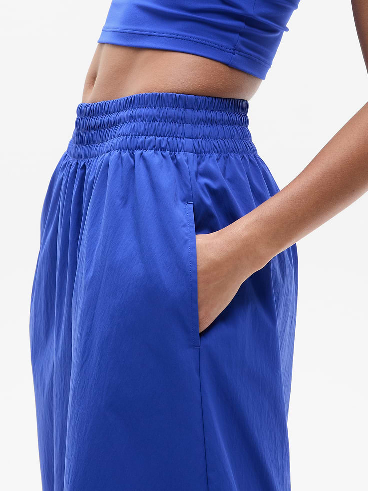 Image 7 of 8, Midday Mid Rise Midi Poplin Skirt