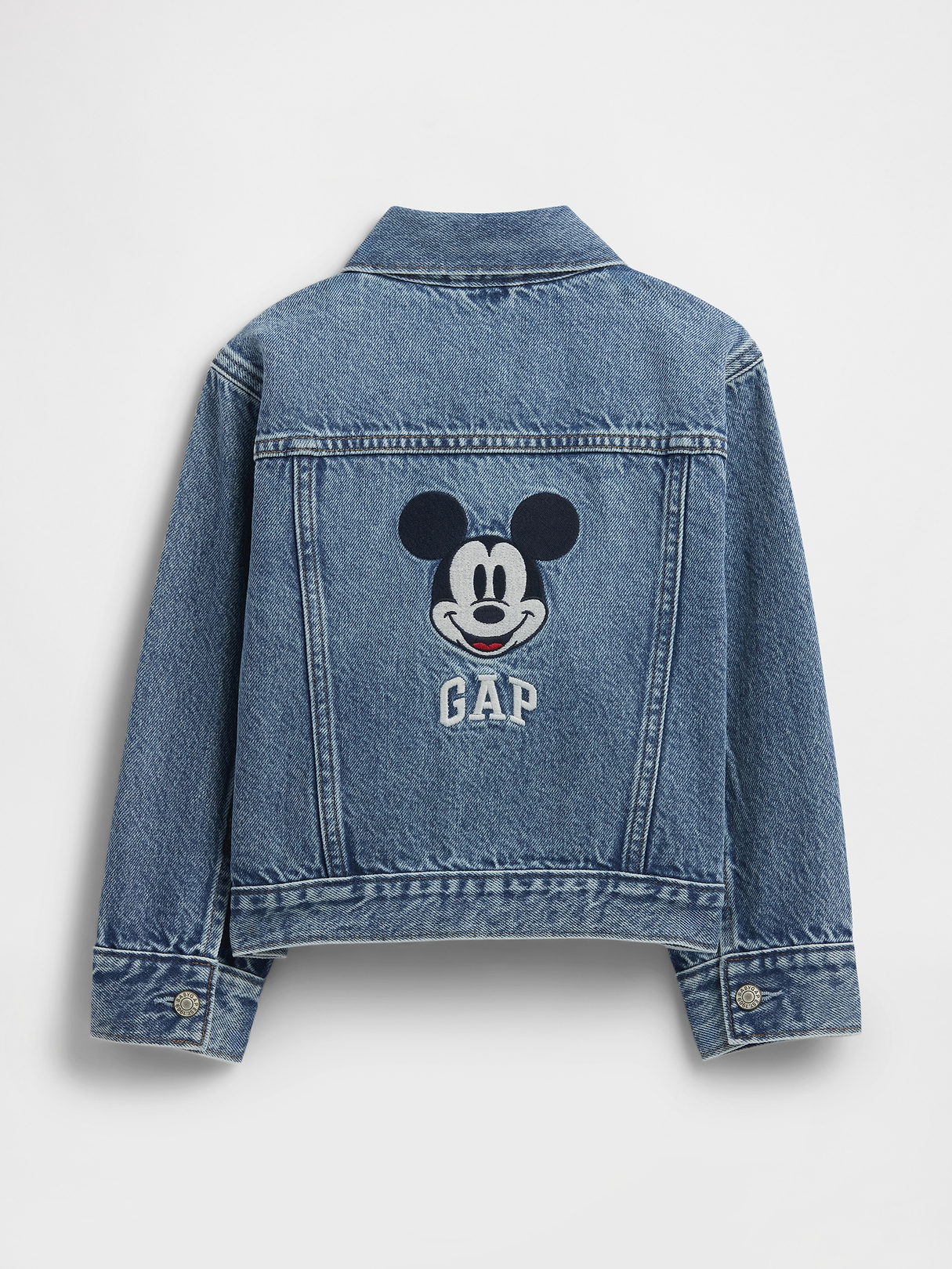 babyGap × Disney Mickey Mouse Icon Denim Jacket | Gap Factory