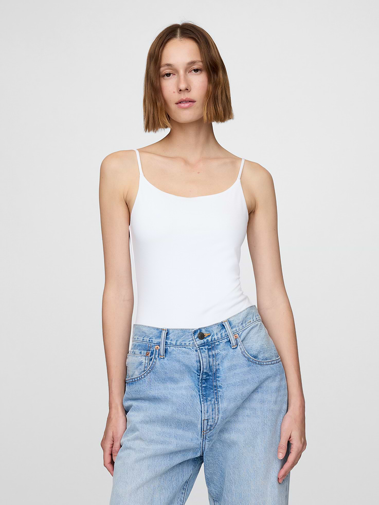 Image number 1 showing, CloseKnit Cami Thong Bodysuit