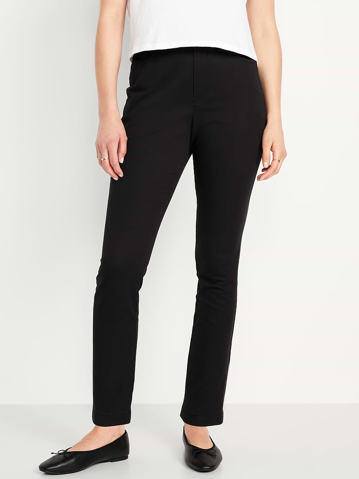 Image number 2 showing, High-Waisted Uniform Skinny Pants