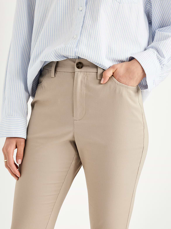 High-Waisted Uniform Skinny Pants