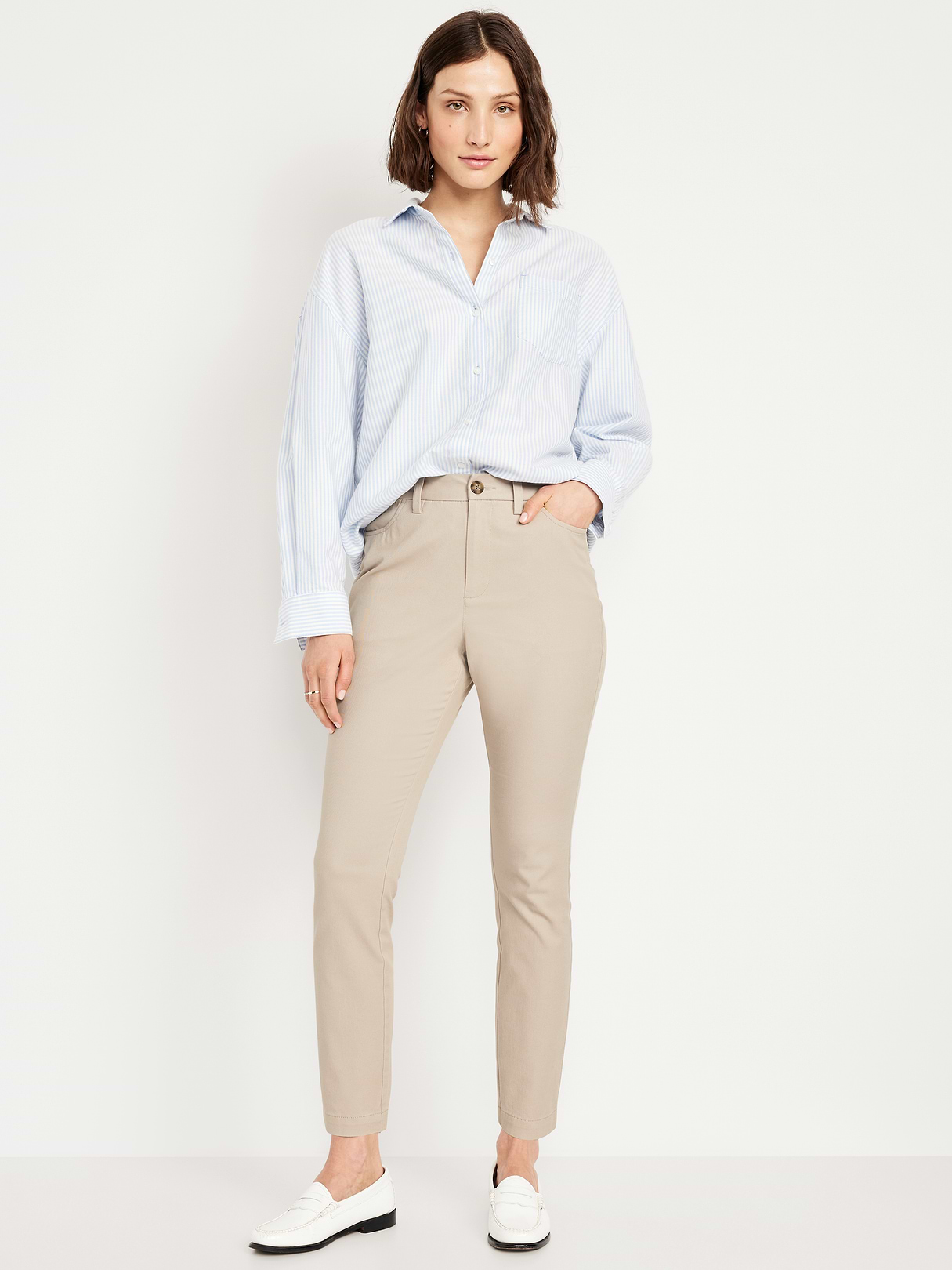 High-Waisted Uniform Skinny Pants - A Stone's Throw by Old Navy