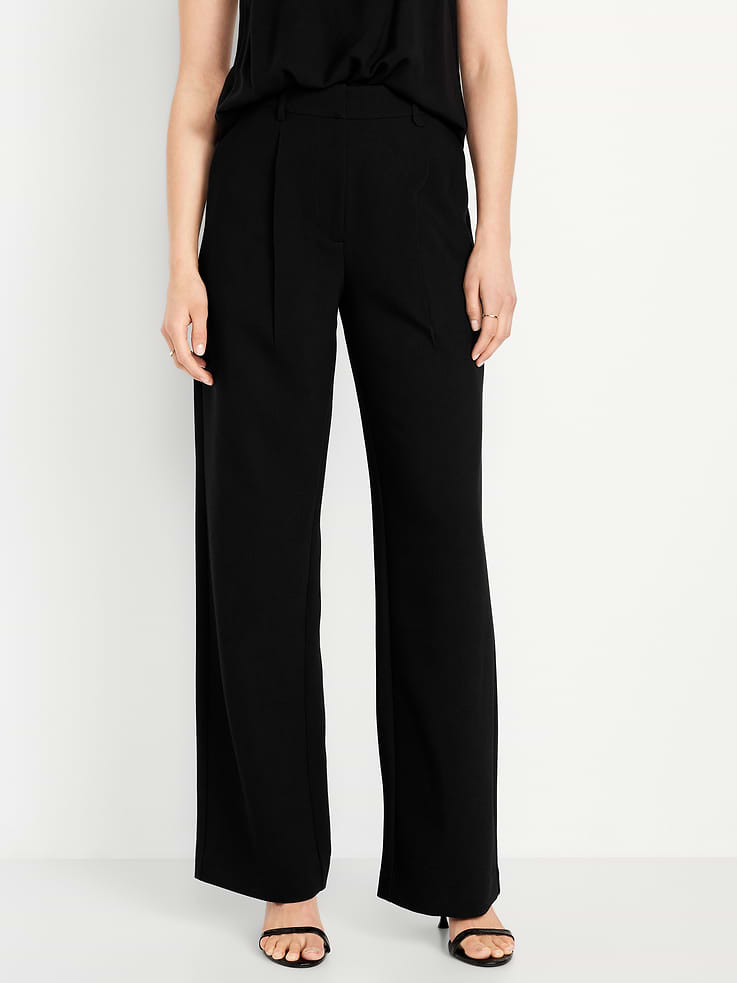 Image number 2 showing, Extra High-Waisted Taylor Wide-Leg Trouser Pants