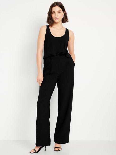 straight leg dress pants women Emerson Stand Above the Rest in Style Sleek Pants for Tall Women Introducing your new power player ZTN Women's Black Dress Pants