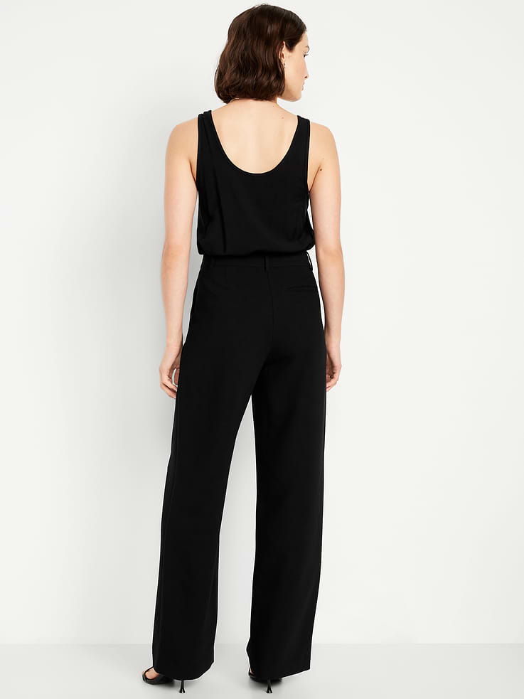 Image number 3 showing, Extra High-Waisted Taylor Wide-Leg Trouser Pants