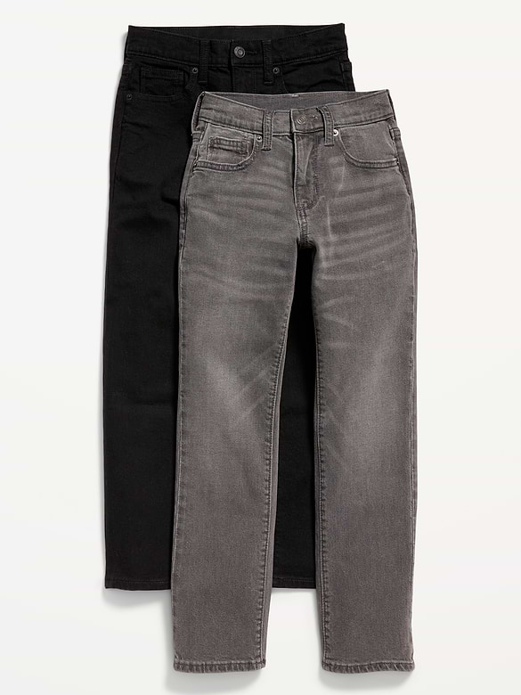 Straight-Leg Built-In Flex Jeans 2-Pack for Boys
