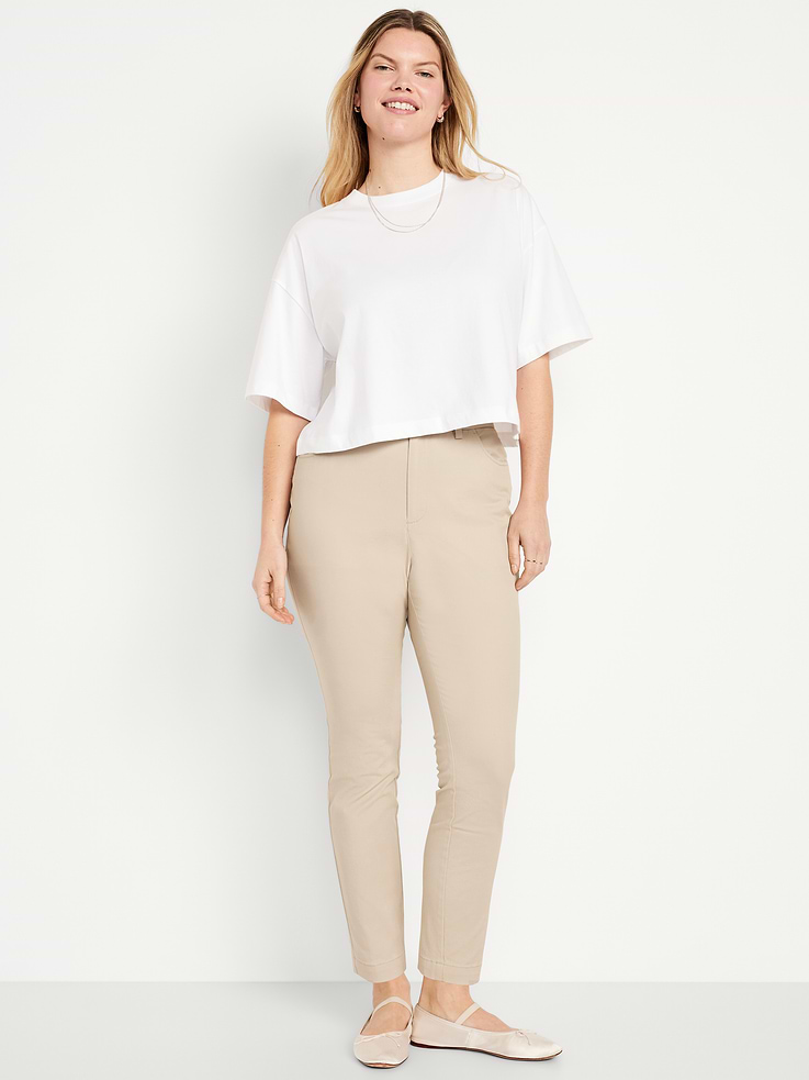 Image number 6 showing, High-Waisted Uniform Skinny Pants