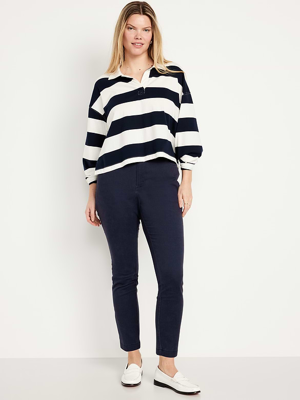 High-Waisted Uniform Skinny Pants