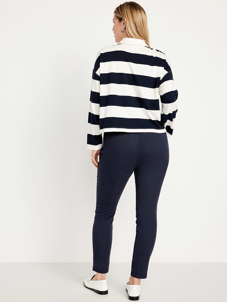 Image number 7 showing, High-Waisted Uniform Skinny Pants
