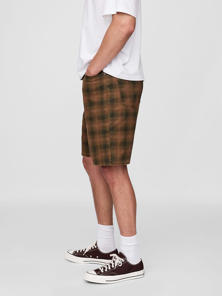 Image number 3 showing, Plaid Canvas Shorts