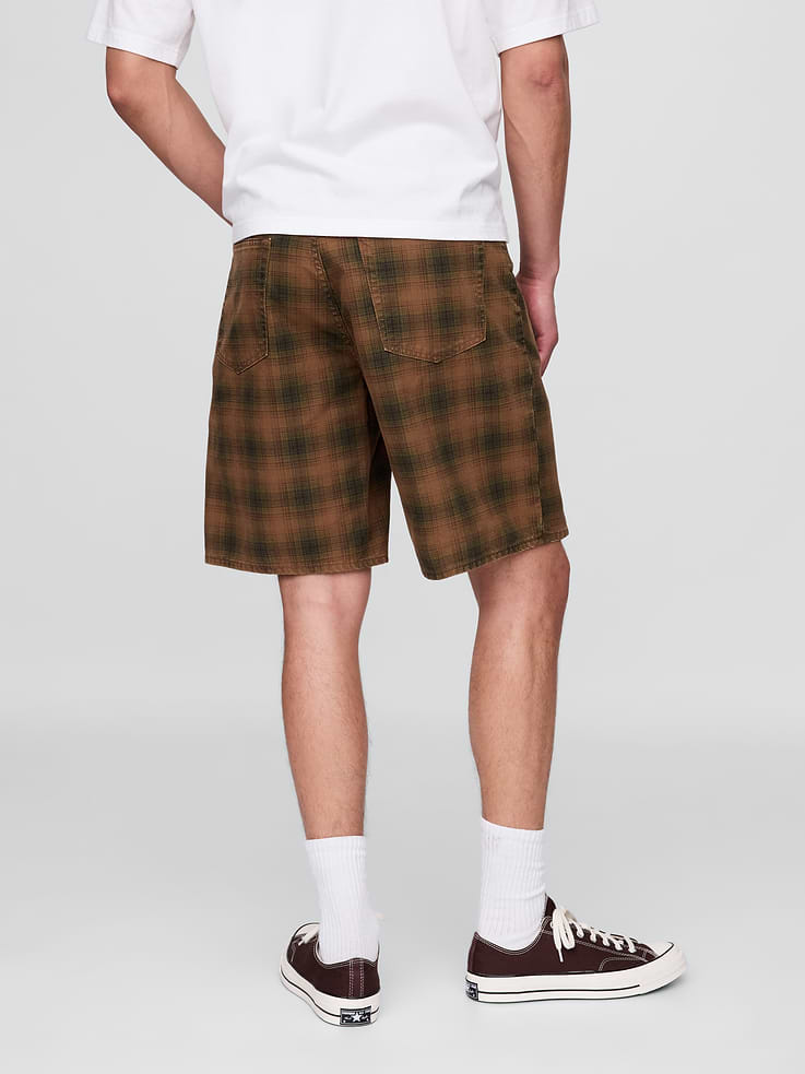 Image number 4 showing, Plaid Canvas Shorts
