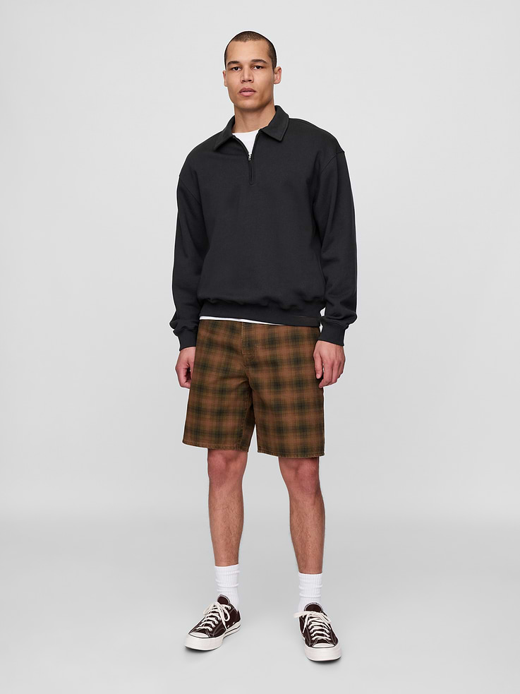 Image number 1 showing, Plaid Canvas Shorts