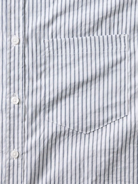 Midday Cropped Poplin Shirt