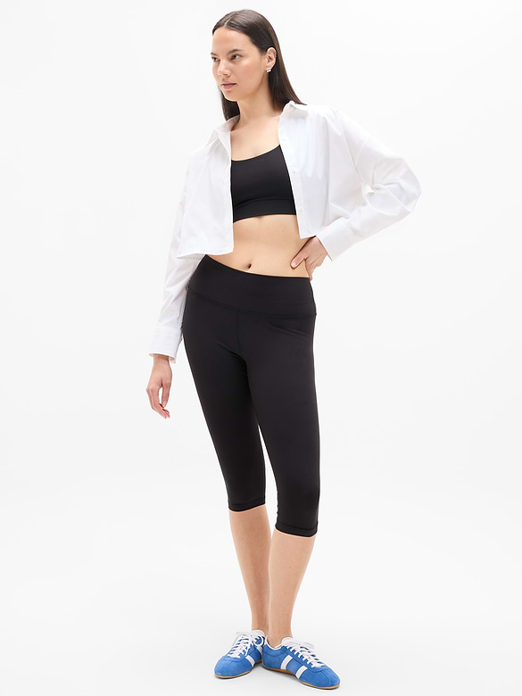 Midday Ultra Cropped Poplin Shirt
