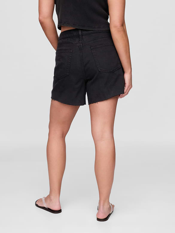4" Mid Rise UltraSoft Relaxed Cutoff Shorts