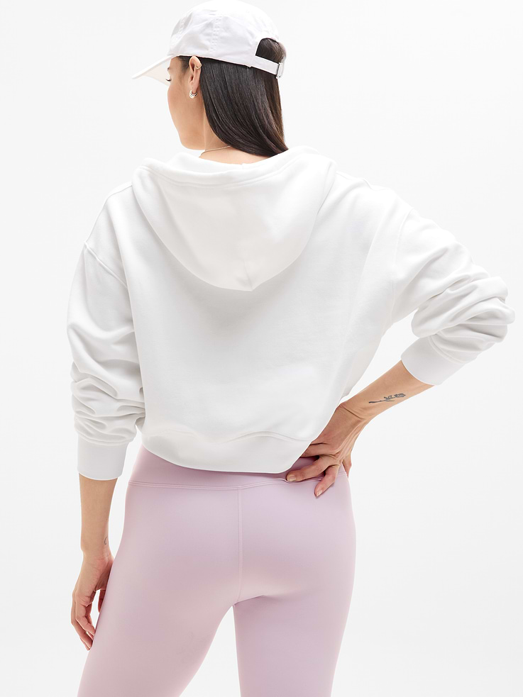 Image 6 of 6, Forever Fleece Crop Full Zip