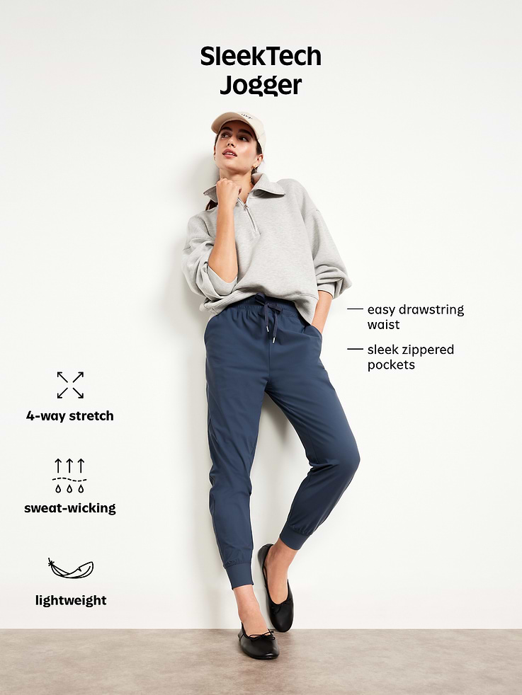Image number 10 showing, High-Waisted SleekTech Joggers