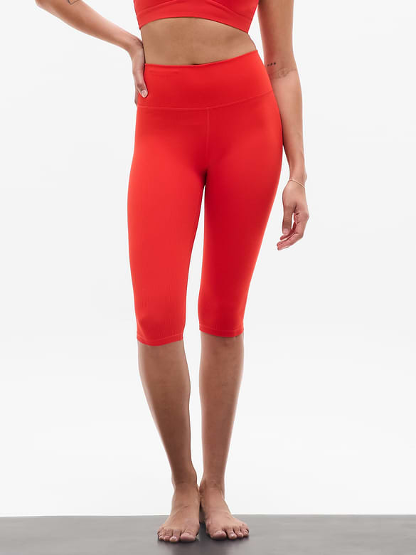 Transcend High Rise Rib Crop Legging
