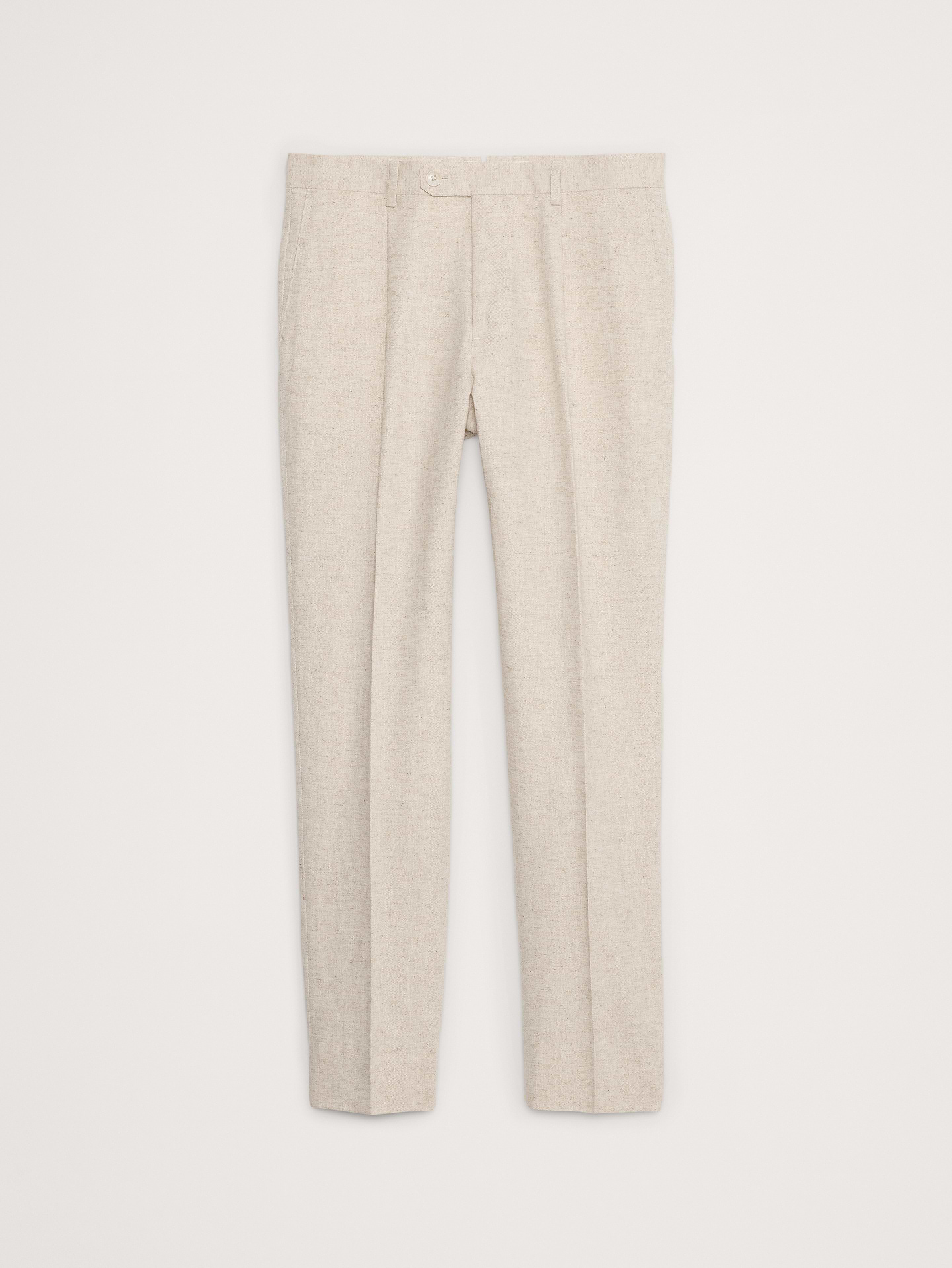 Image number 5 showing, Herringbone Cotton-Linen Slim Suit Pant