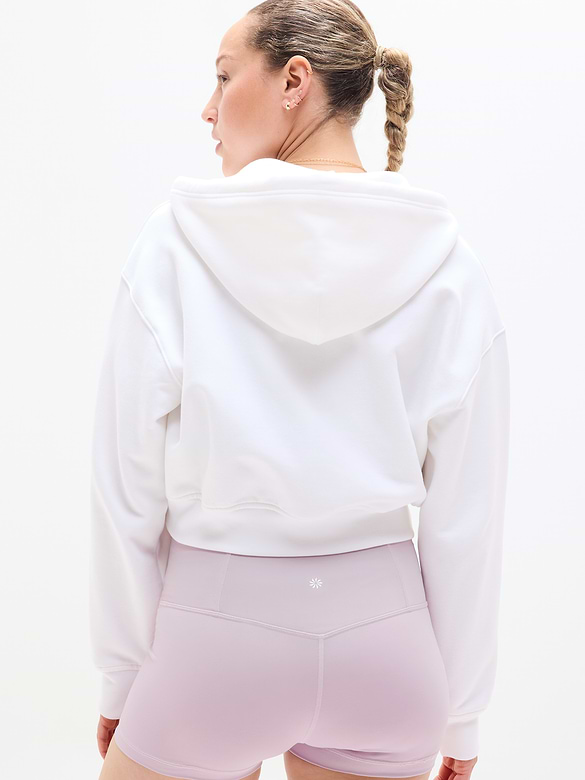 Forever Fleece Crop Full Zip