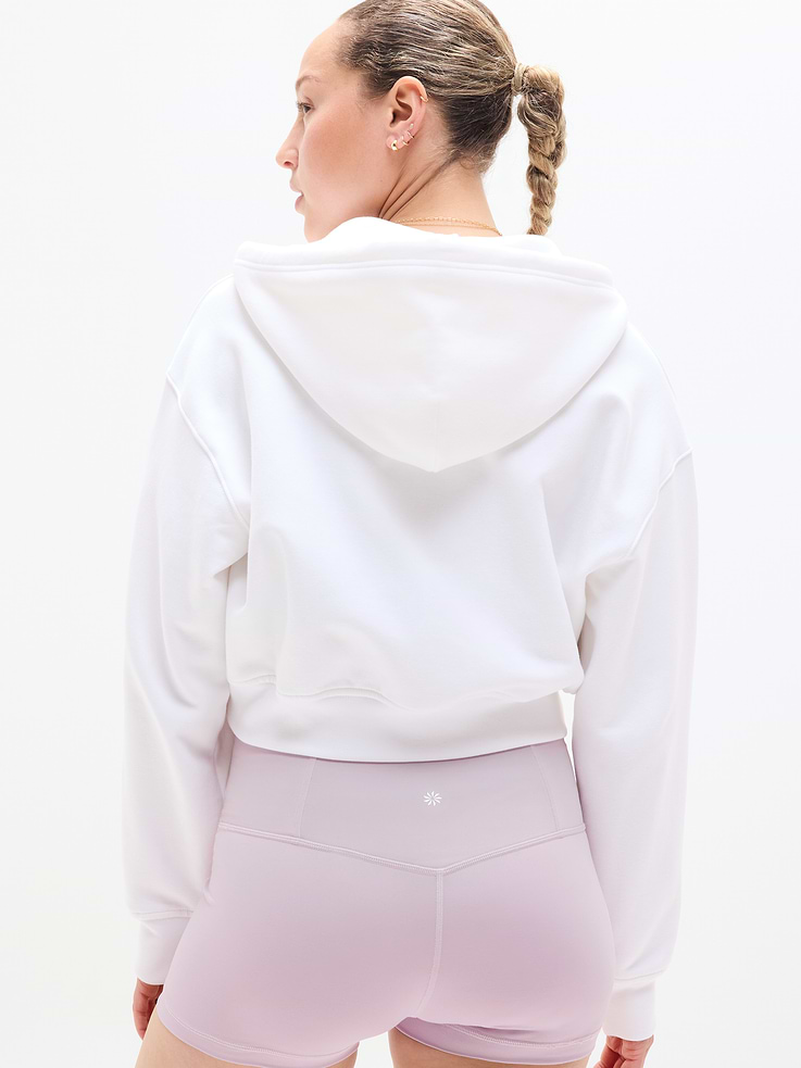 Image 3 of 6, Forever Fleece Crop Full Zip