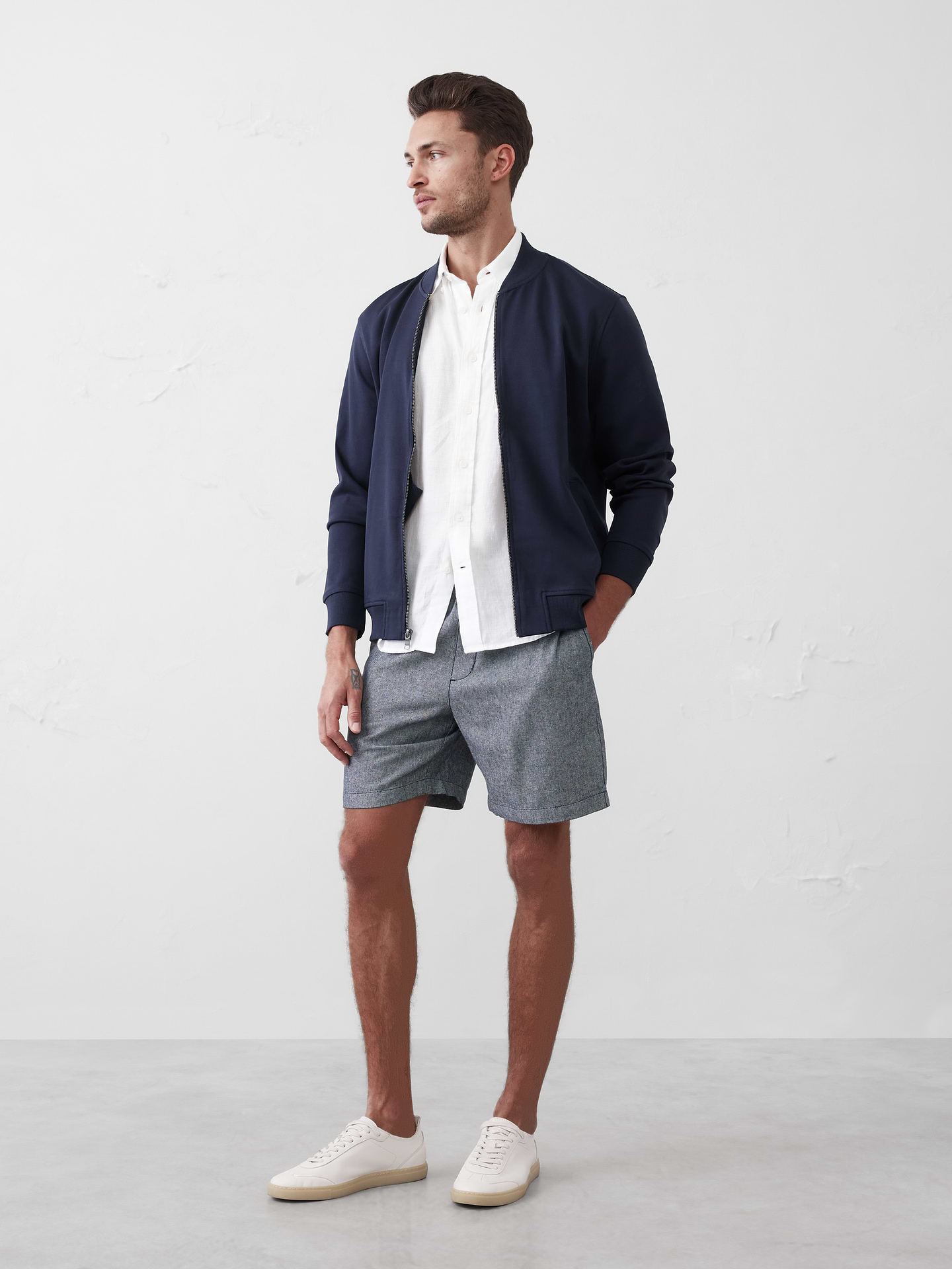 Image number 1 showing, Luxe Touch Bomber Jacket