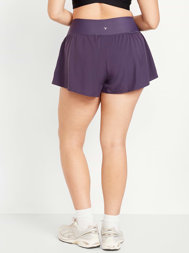 Image number 6 showing, High-Waisted StretchTech 2-in-1 Shorts -- 3-inch inseam