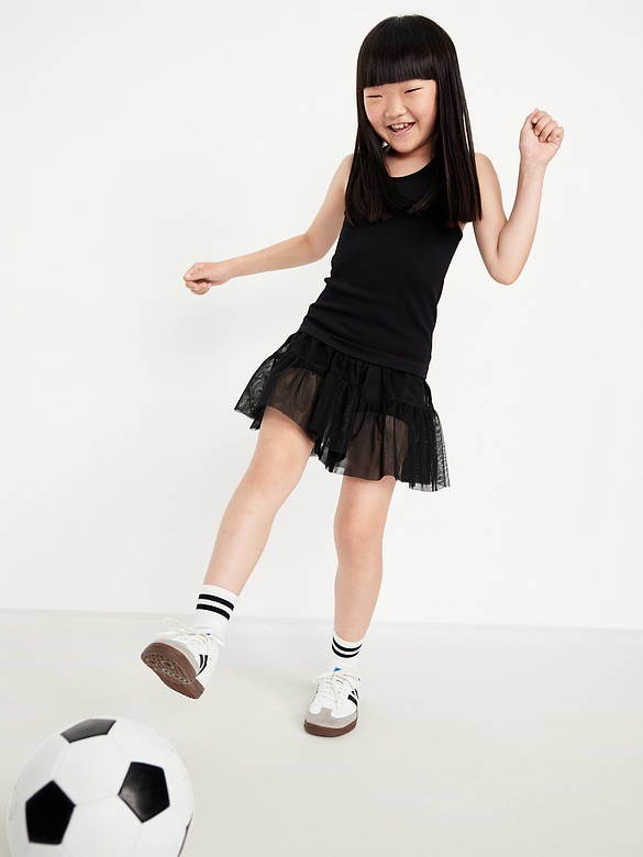 High-Waisted PowerSoft Tutu Skort for Girls