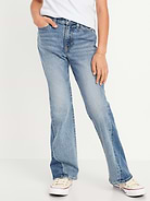 Image number 1 showing, High-Waisted Flare-Leg Jeans for Girls