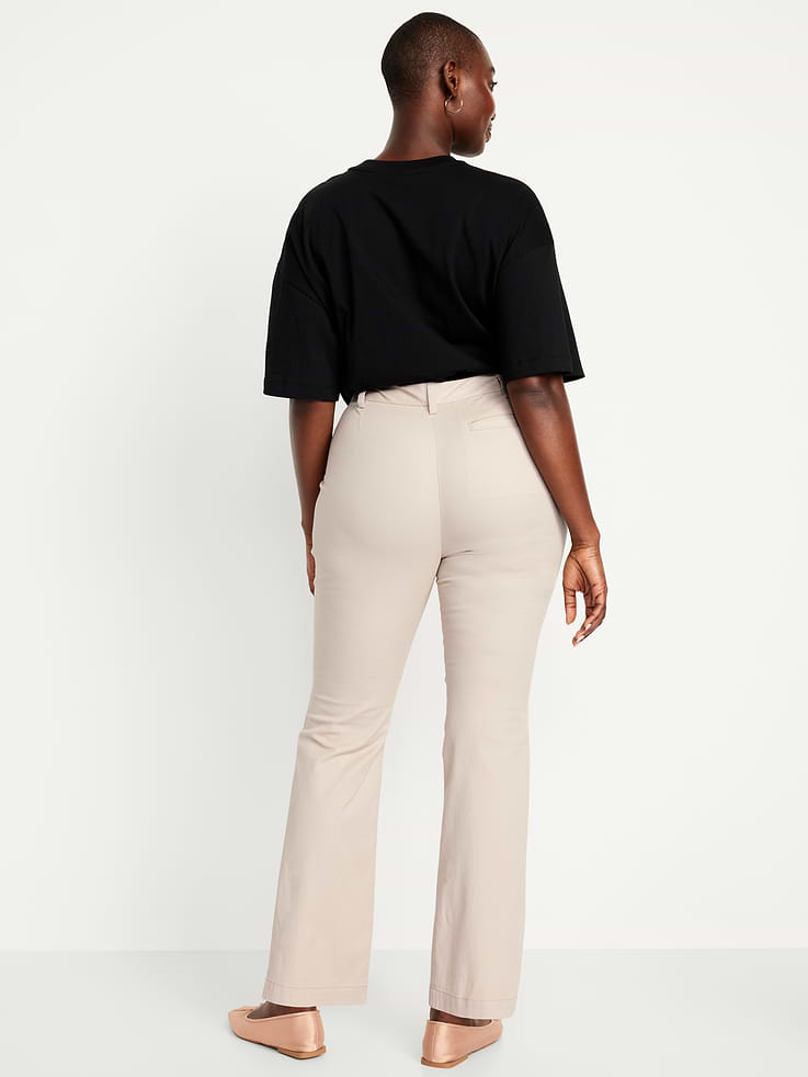 Image number 7 showing, High-Waisted Uniform Boot-Cut Pants