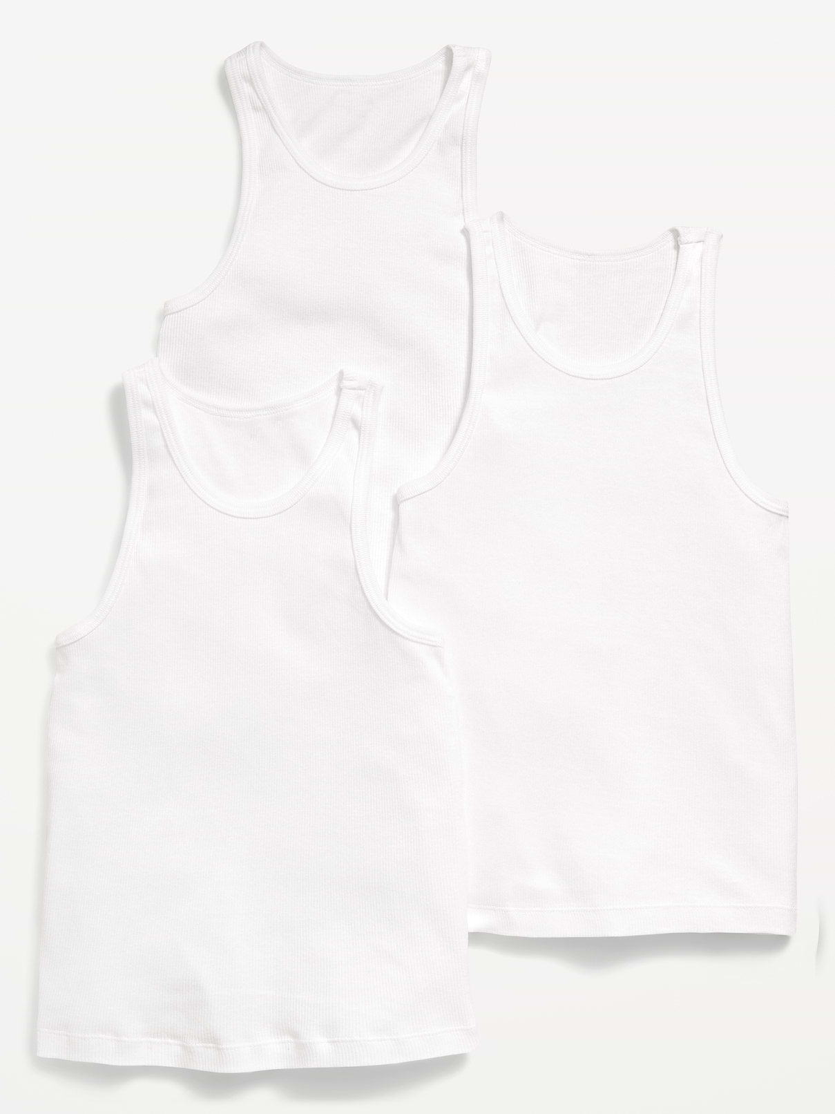 Image number 1 showing, Rib-Knit Tank Top 3-Pack for Boys