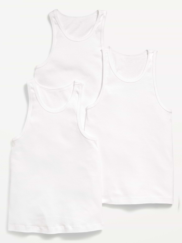 Rib-Knit Tank Top 3-Pack for Boys