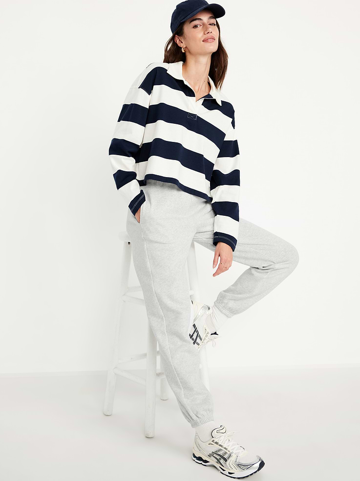 Image number 3 showing, High-Waisted SoComfy Jogger Sweatpants