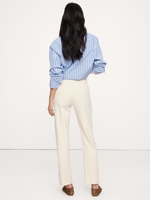 Ultra High-Rise Modern Slim City Stretch Ankle Pant