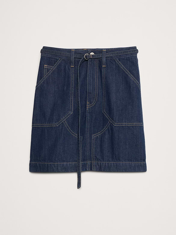 Denim Mini Skirt