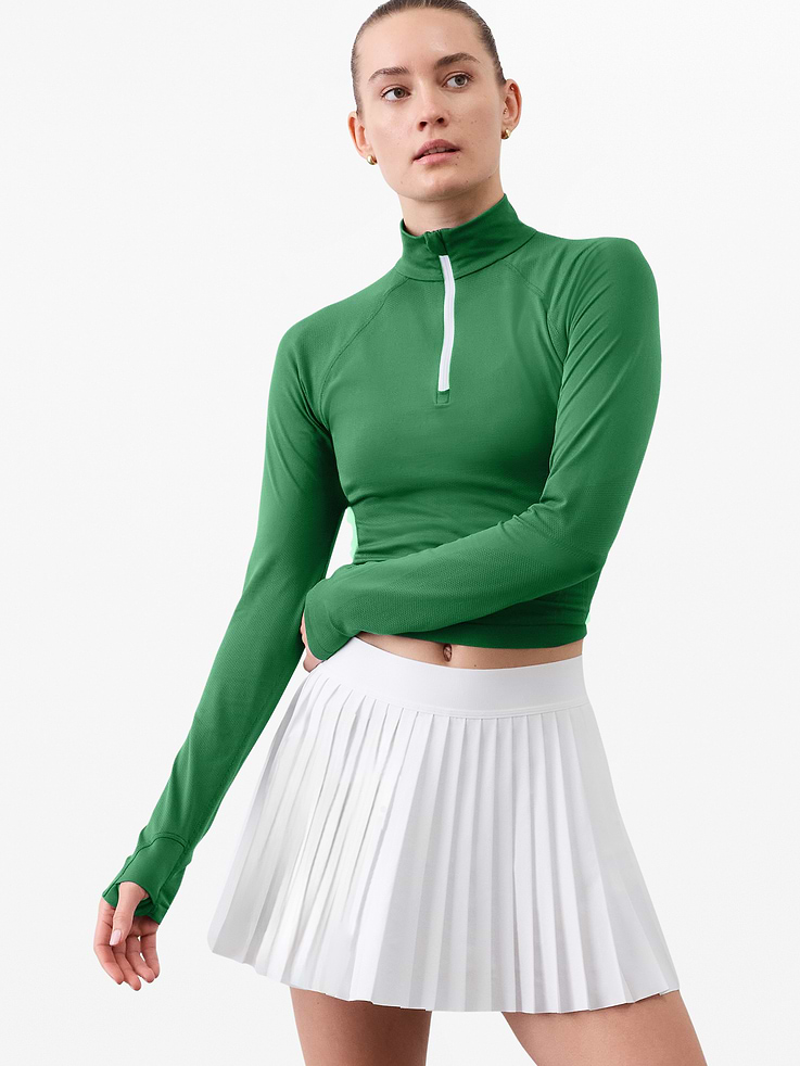 Image 1 of 8, FOR: Serving on the court and teeing up on the course, FEEL: Recycled Featherweight Stretch fabric feels silky-sleek and light as air, FAVE: Two side-pockets in undershorts make it easy to stash tennis balls between sets, Sewn-in gripper tape on shorts resists riding up, Product #592401