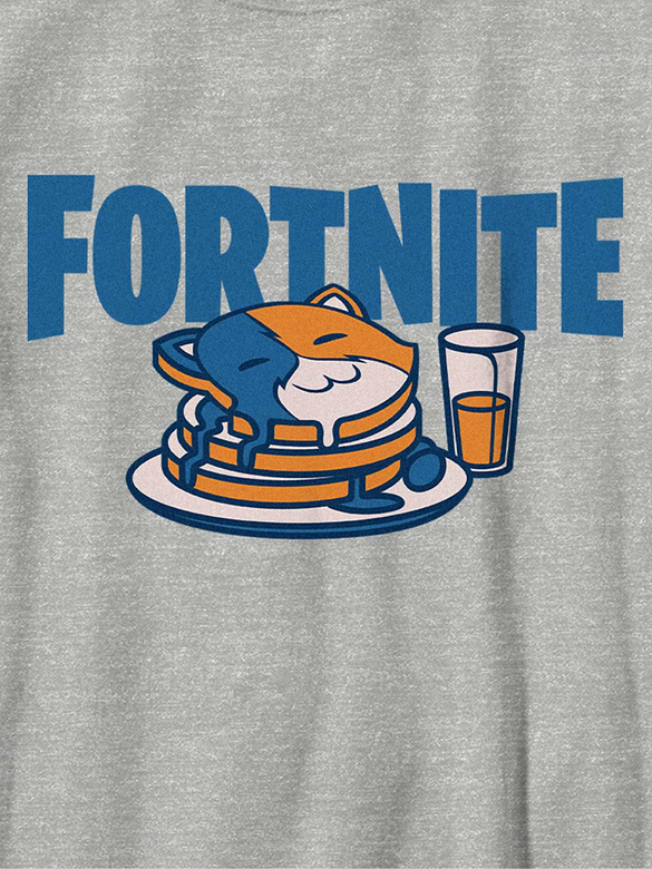 Kids Fortnite Pancakes Graphic T-Shirt